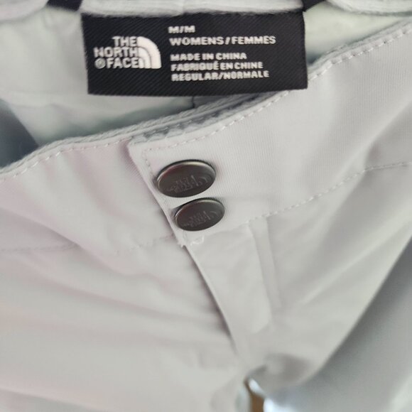 The North Face Women's Sally Insulated Snow Pants Medium Silver Blue - Picture 3 of 4